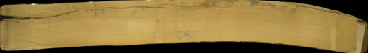 leicht gedämpfte Buche Schnittholz unbesäumt, 65mm, Rotkern, #170744