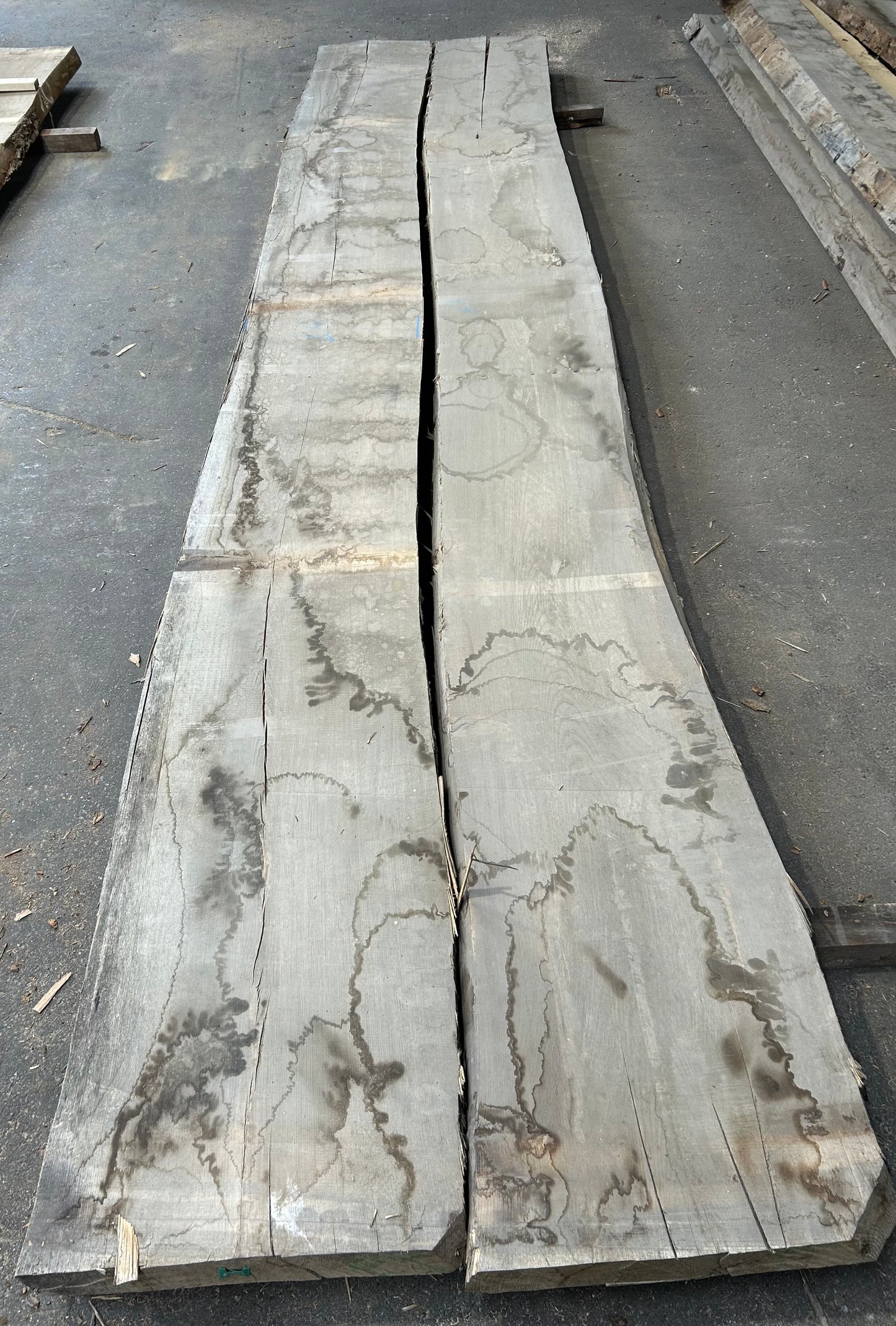 Esche Schnittholz unbesäumt, 80mm, Qualität A/B, #168972