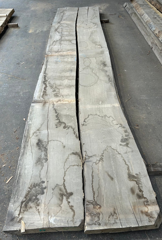 Esche Schnittholz unbesäumt, 80mm, Qualität A/B, #168972